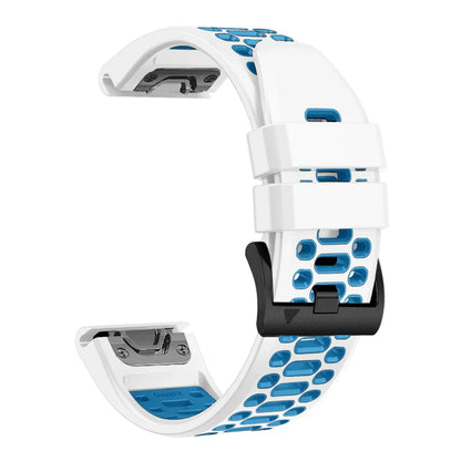 Quickfit Silicone Watch Band for a Range of Garmin Watches (26mm) (See list of models in the description) Habicare