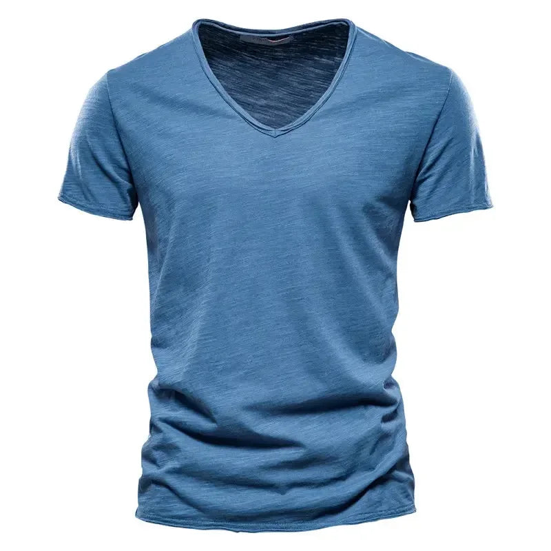 AIOPESON 100% Cotton Men's T-Shirts - ShopHub