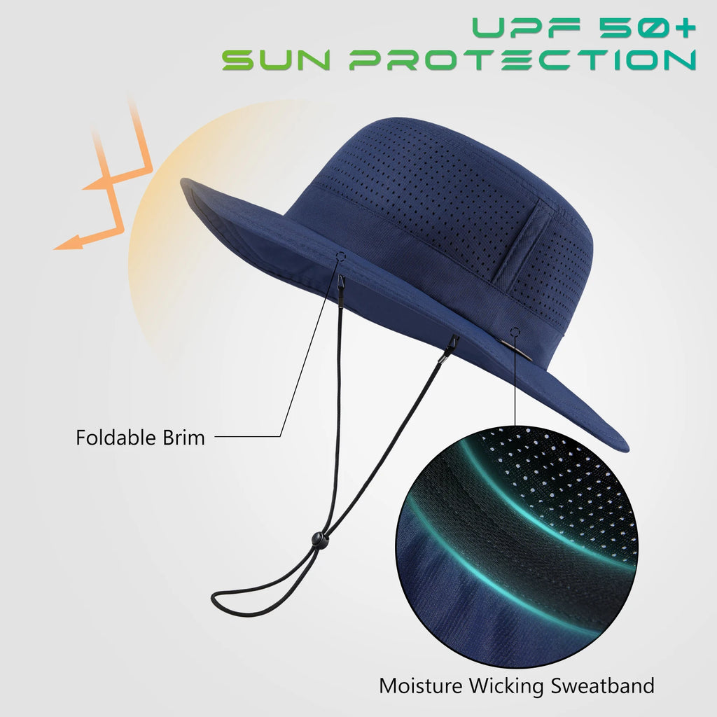 BASSDASH UPF 50+ Bucket Sun Hat