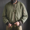 MADEN Panelled MA-1 Bomber Jacket | Blue or Military Green