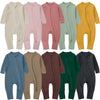 Kids Tales Little Cloud Ribbed Long-Sleeve Baby Romper