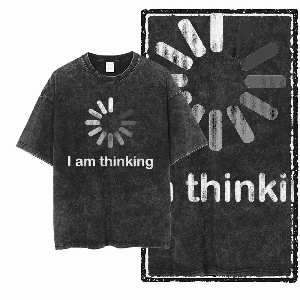 G25 Exclusive Cool Vintage Cotton Men's COOLMIND Graphic T-shirt | Acid Washed Streetwear Big Size O-neck Men's Tee Tshirt