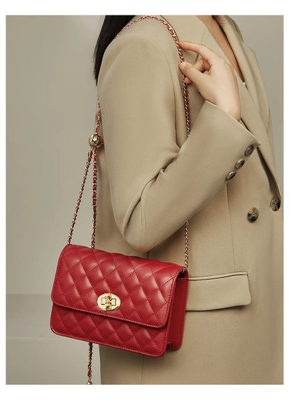 FOXER Split Leather Women's Shoulder & Crossbody Bag