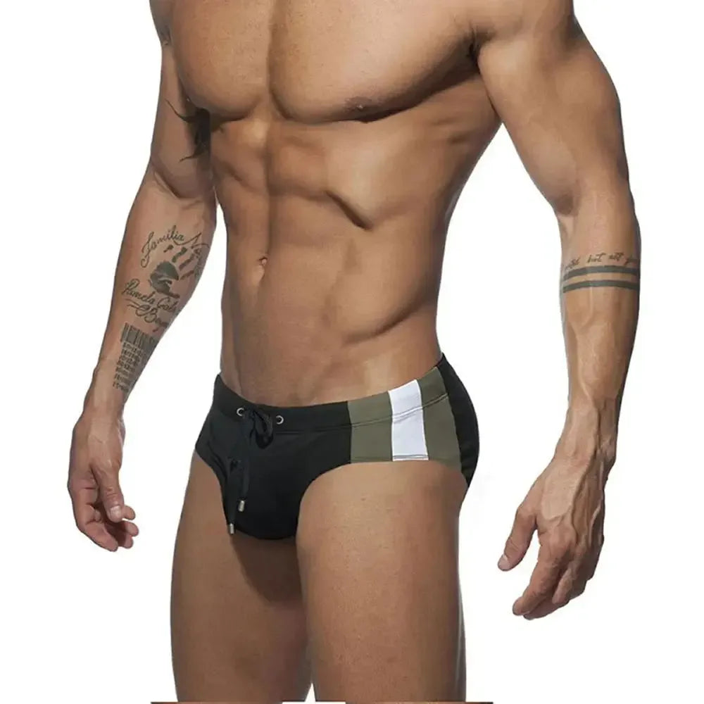 UXH Men's Low Waist Swim Briefs - ShopHub