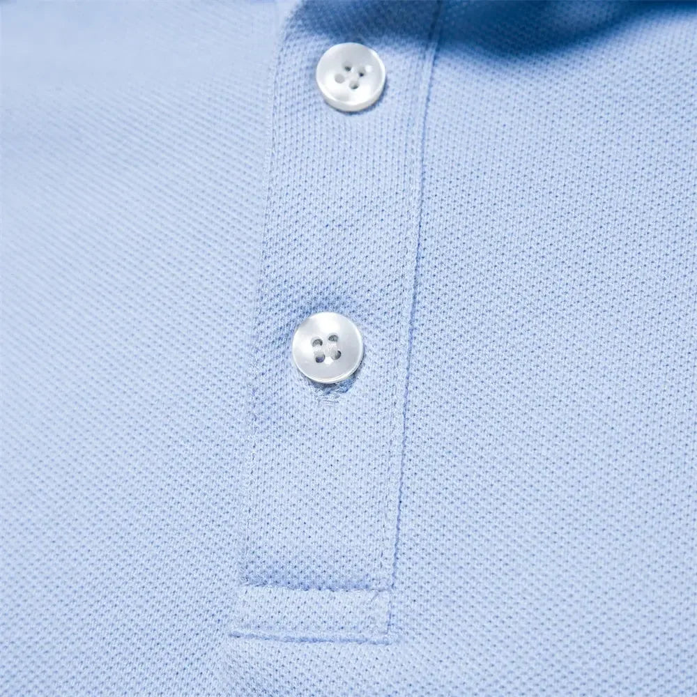 AIOPESON Men's 100% Cotton Polo Shirts - ShopHub