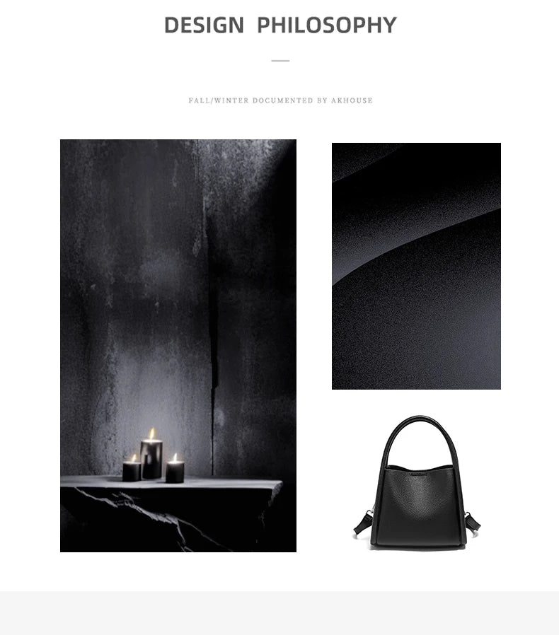 FOXER Luxury Leather Shoulder Bag