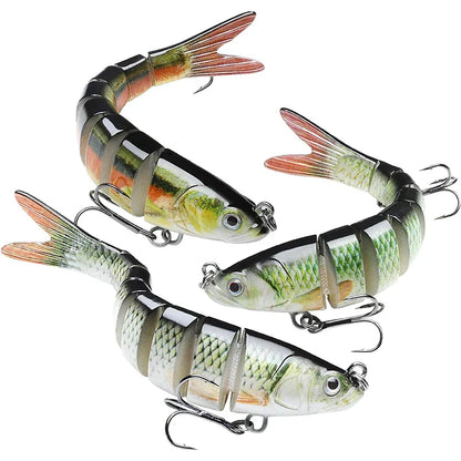 Multi-Jointed Bionic Fishing Lure 10cm/12.4g – 1/3/5pcs Habicare