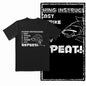 COOLMIND Z1018 Funny Fishing Graphic Cotton Tee