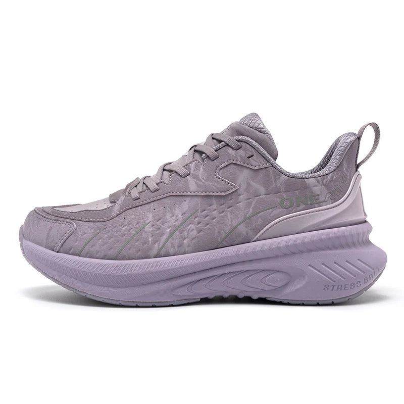 ONEMIX Black Leather Training Running Shoes