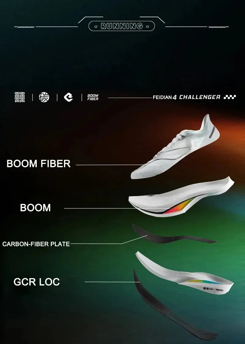 Li-Ning Women's FEIDIAN 4 CHALLENGER Running Shoes - ShopHub