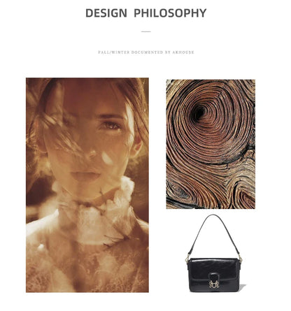 FOXER Split Cowhide Leather Crossbody Bag
