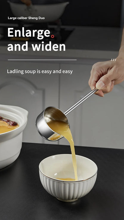 304 Stainless Steel Sauce Spoons with Long Handle