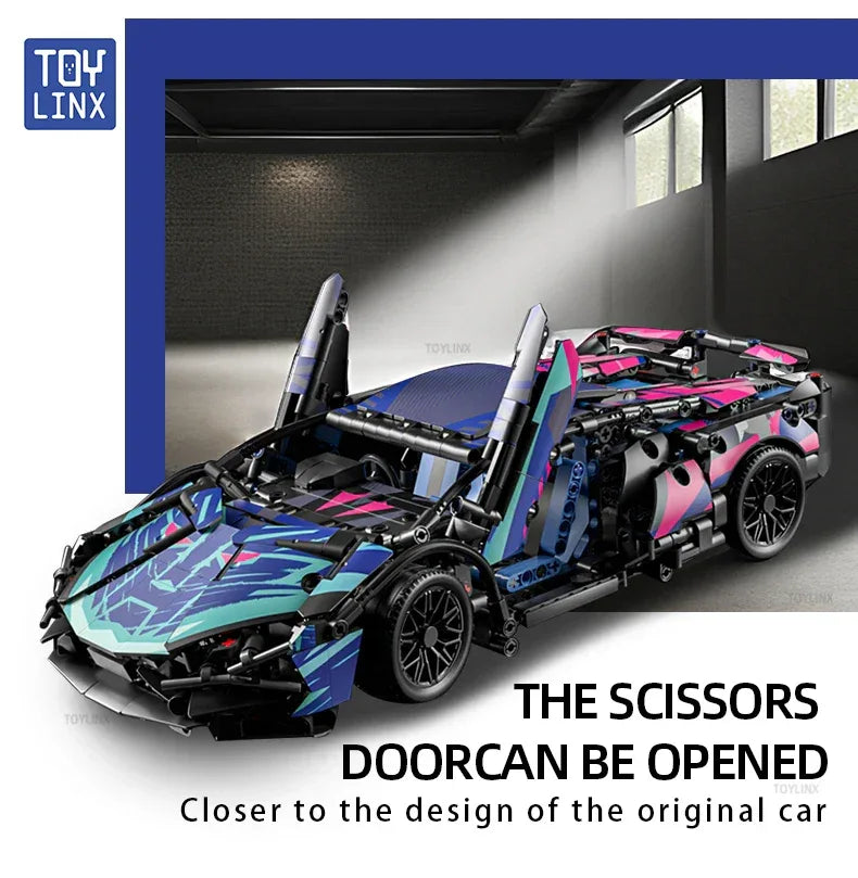 TOYLINX 1314PCS Speed Car Building Block Set! - ShopHub