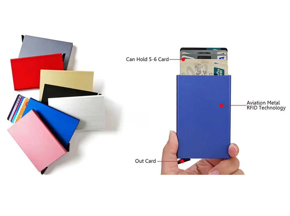 Slim Metal RFID Wallets