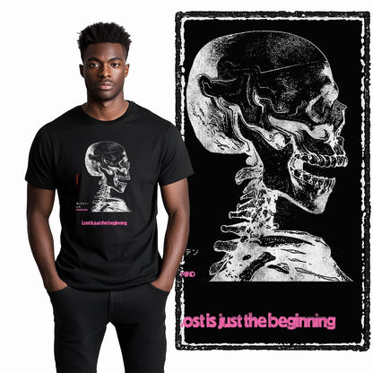 COOLMIND X0103 Skull Beginnings Graphic Tee
