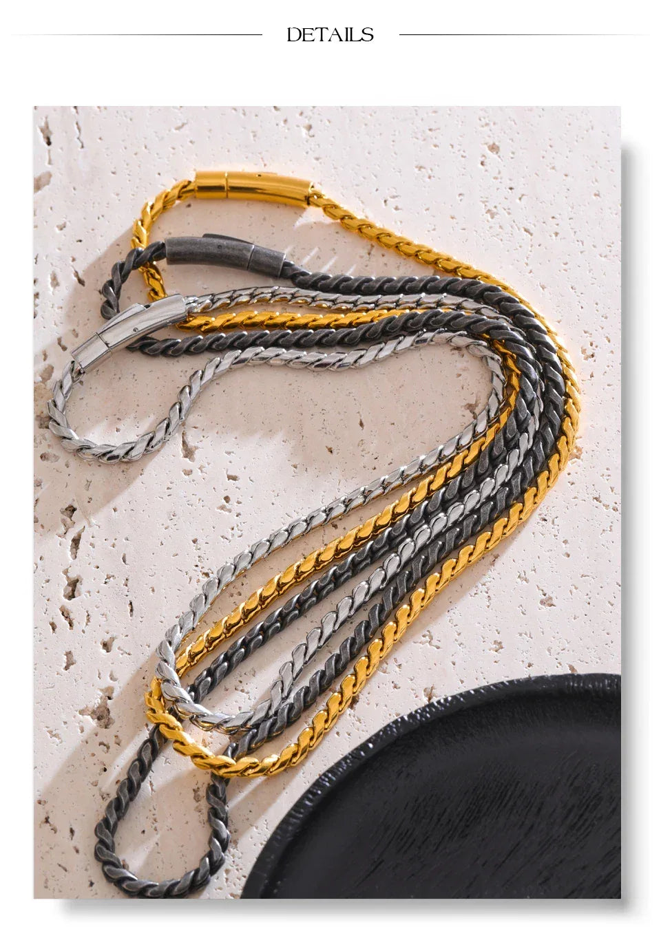 55cm Classic Fashion Unisex Necklace - ShopHub