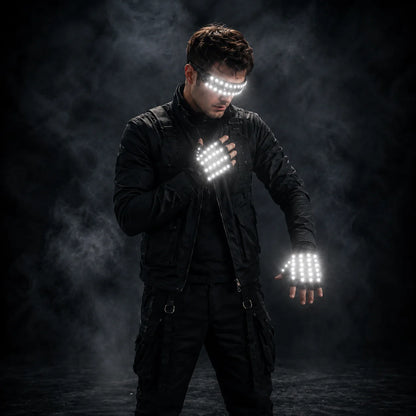 JAEOOGY 190 LED Performance Mask & Glove Set