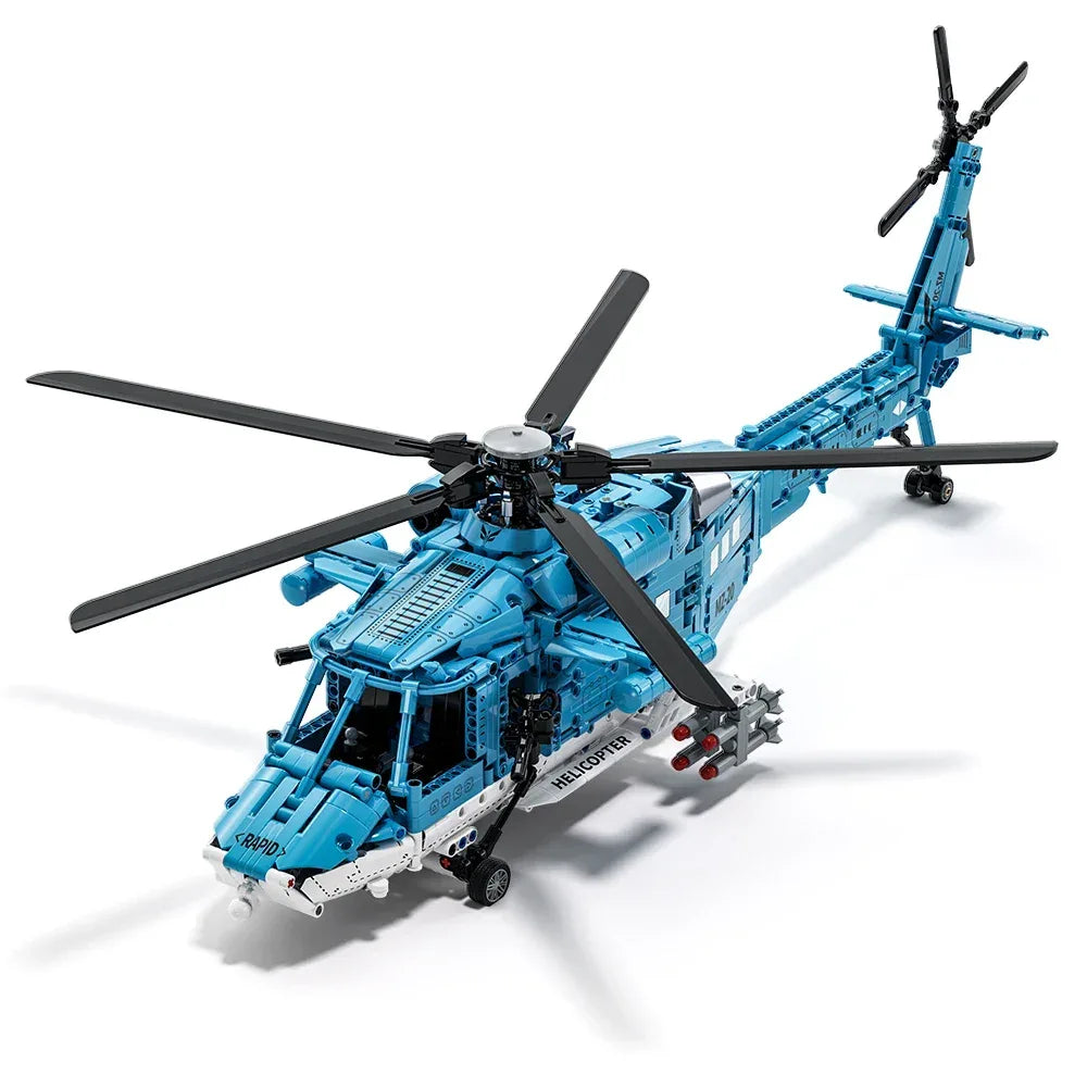 TOYLINX 1711PCS Attack Helicopter Set - ShopHub