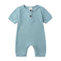Kids Tales Little Everyday Ribbed Cotton-Blend Baby Romper