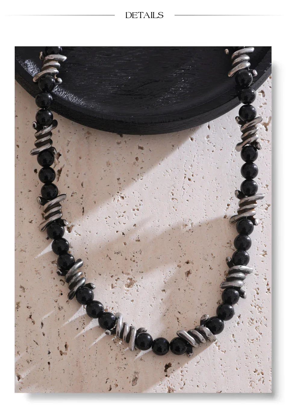 50cm Vintage Stainless Steel Chain Necklace - ShopHub