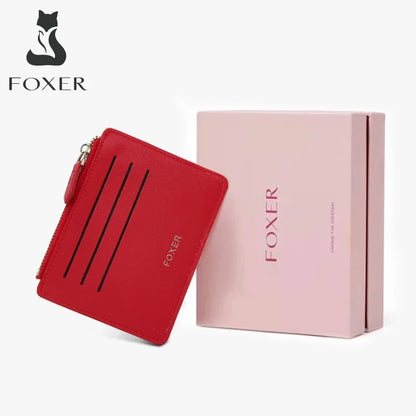 FOXER PU Leather Short Wallet