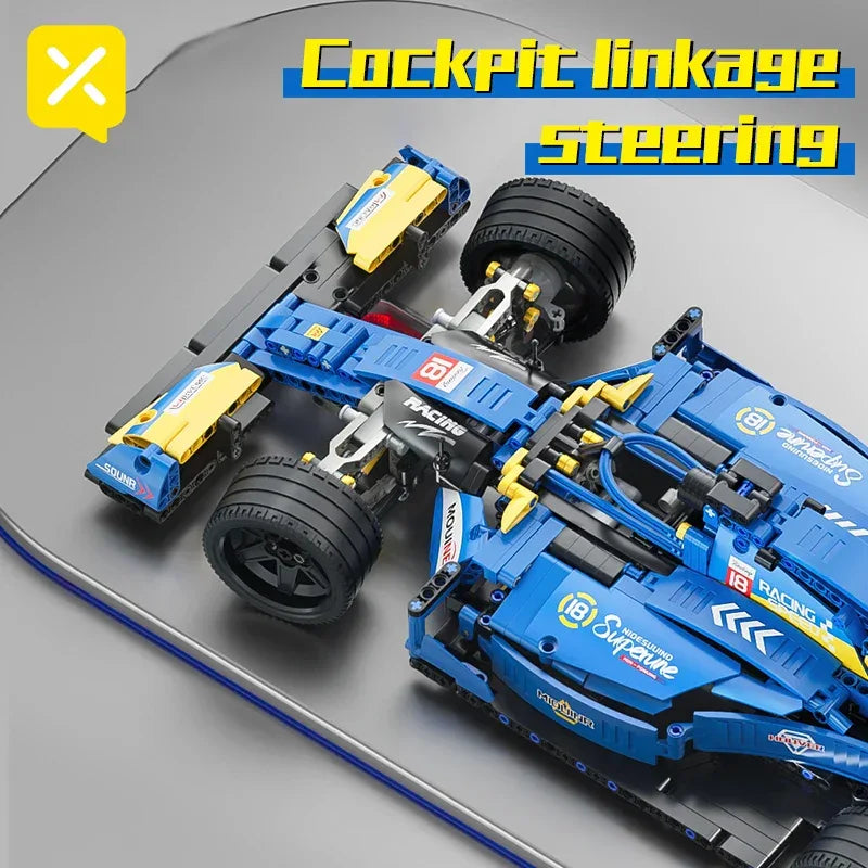 TOYLINX 1:10 Building Racing Car Blocks - ShopHub