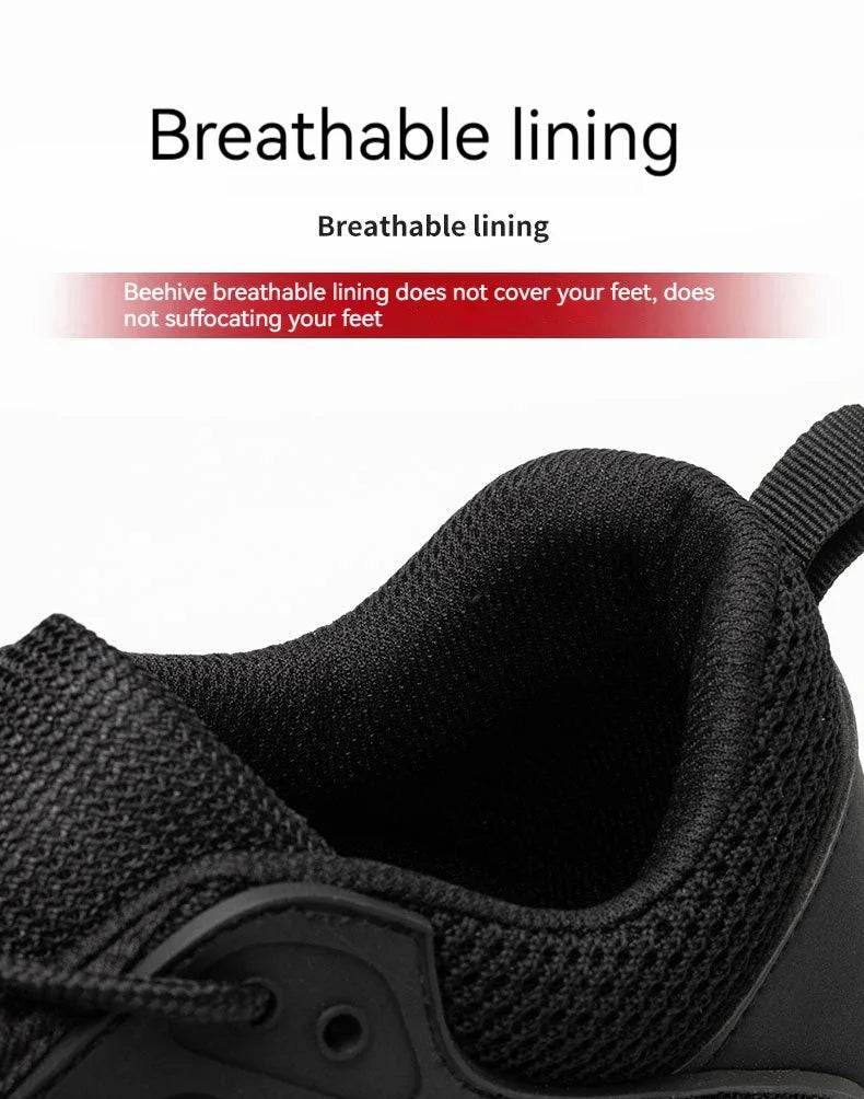 Unisex Durable Safety Work Shoes With Steel Toes & Anti-puncture Features - ShopHub