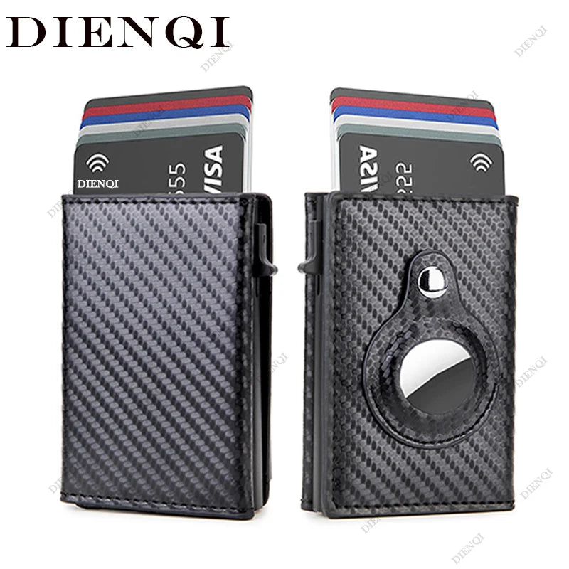 Rfid Carbon Fibe Airtag Wallets