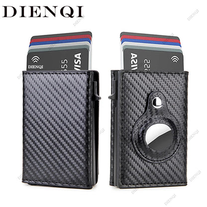 Rfid Carbon Fibe Airtag Wallets