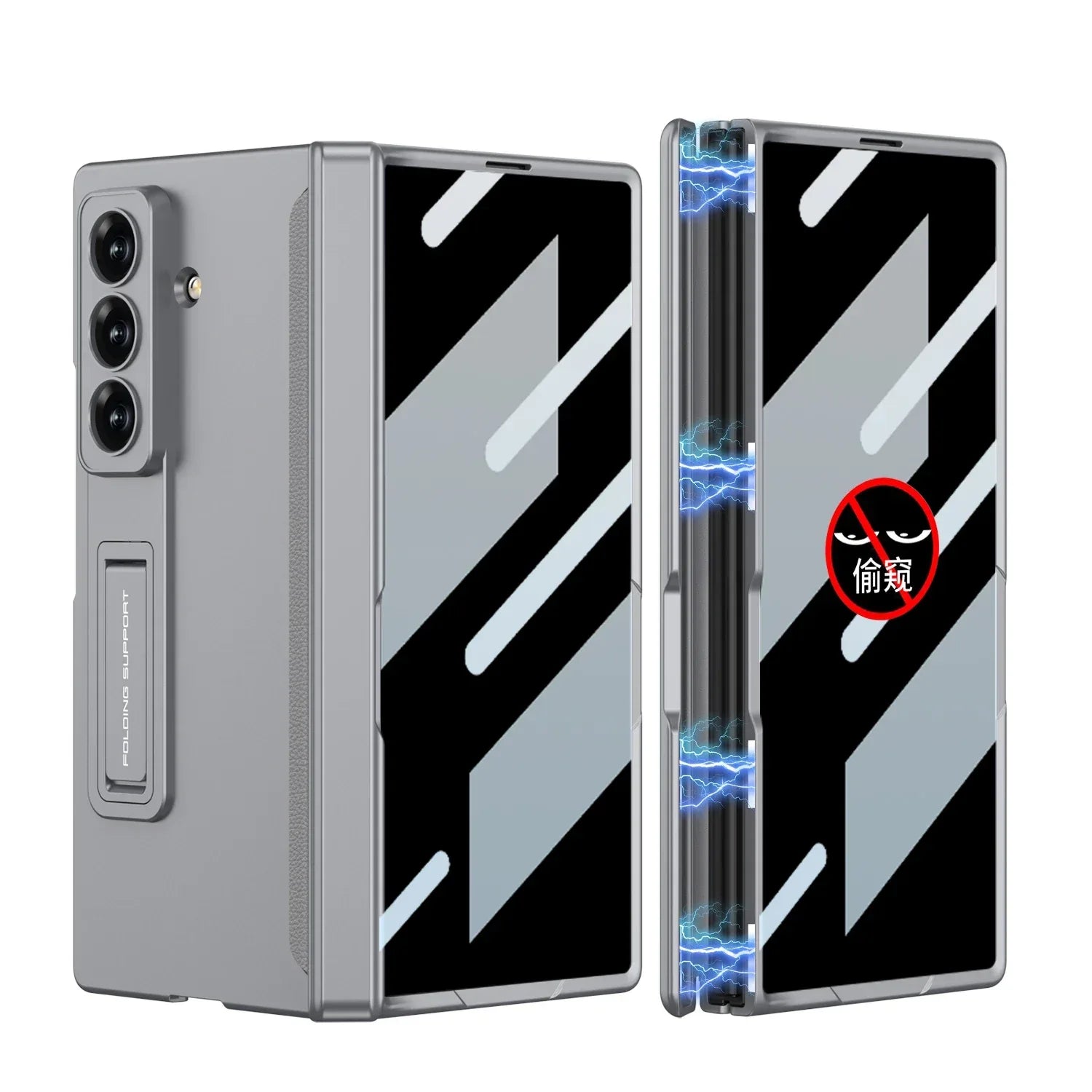 GKK Magnetic Hinge Anti-Peek Glass Case for Samsung Galaxy Z Fold 7 & 6 - ShopHub