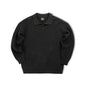 MADEN Black Cotton-Blend Knit Pullover