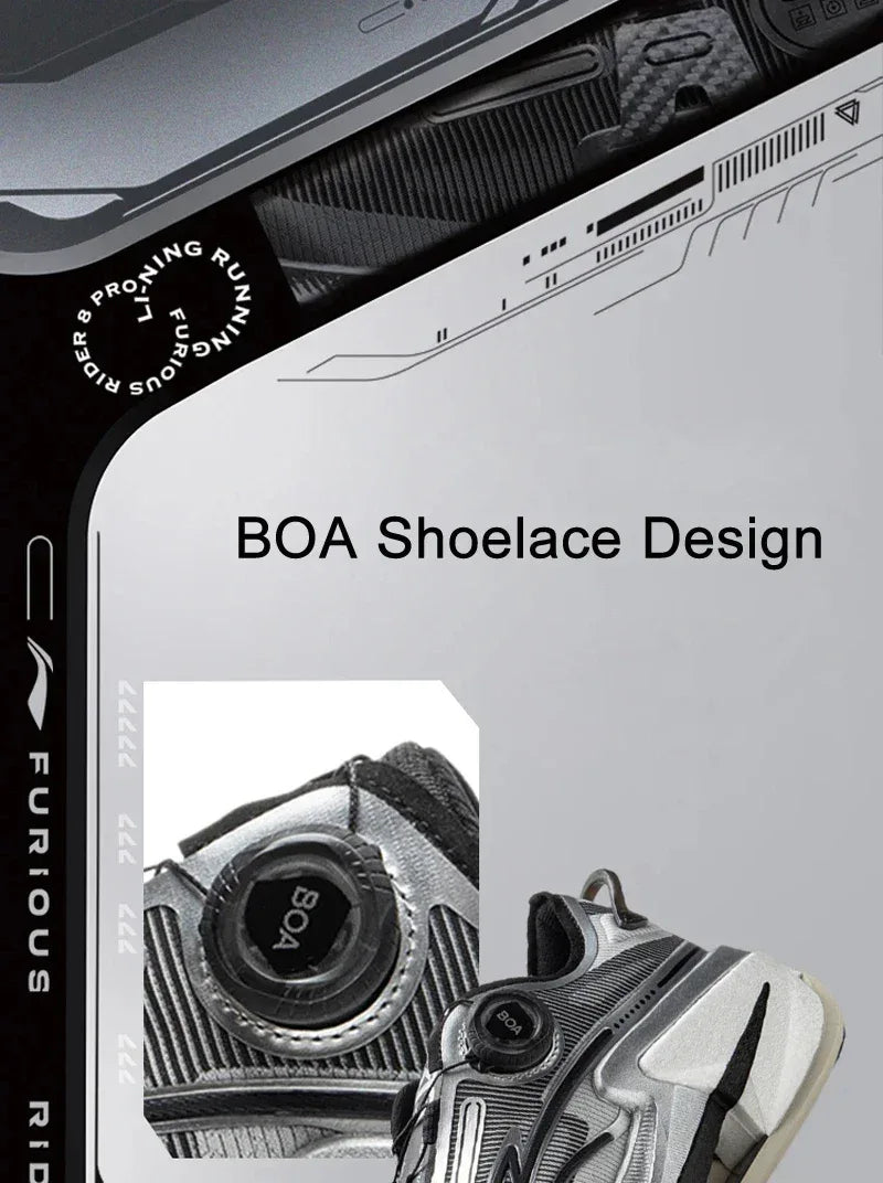 Li-Ning Men's FURIOUS RIDER 8 PRO Running Shoes - ShopHub