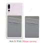 Mobile Phone Card Holders Phone Wallet Stick on Card Holder for Phone Case Adhesive Sticker Cell Phone Wallet Credit Cardholder