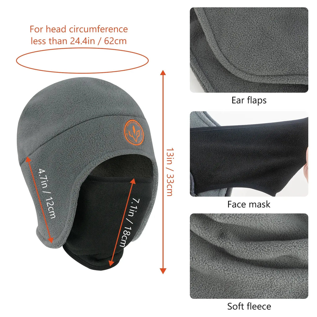 BASSDASH Soft Fleece 2-in-1 Hat