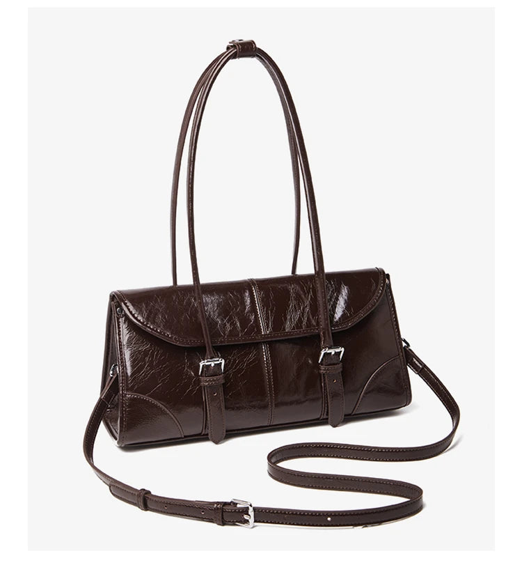 FOXER Women's Genuine Leather Shoulder Bag