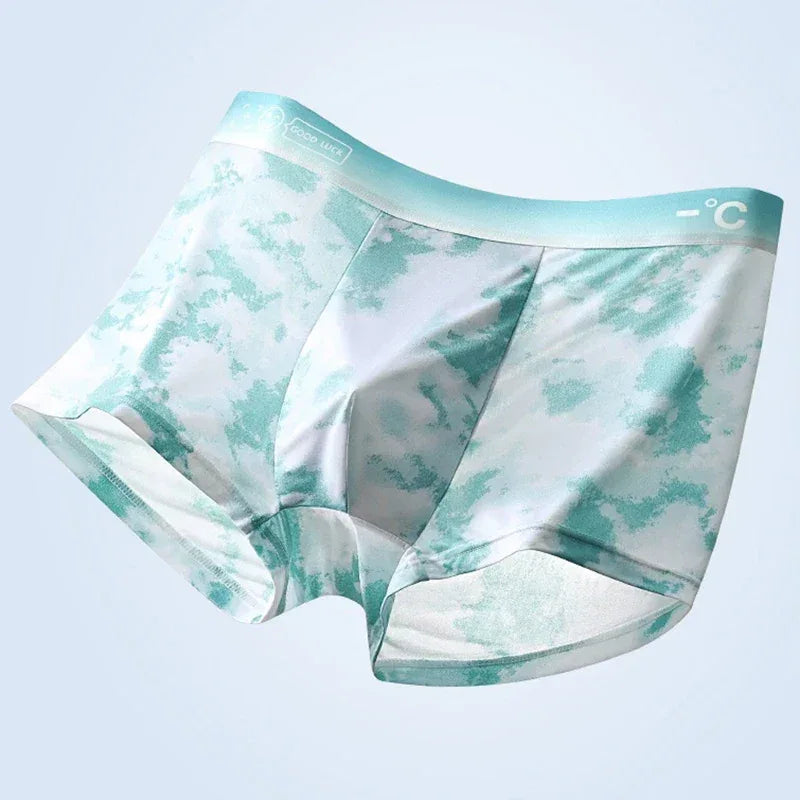 4 Pack Men's Ice Silk Boxer Shorts - ShopHub