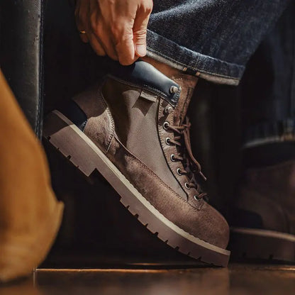 Maden Splice Suede Work Boots