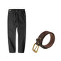 Maden Men's Vintage 12.8oz Black Washed Denim Jeans