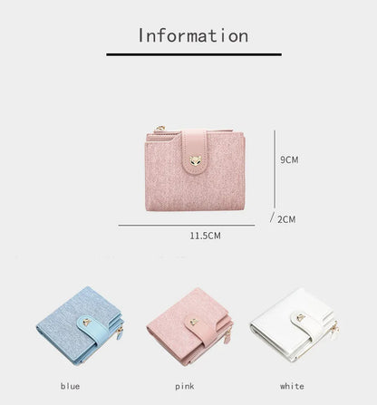 FOXER Women's Soft PU Leather Coin Wallet