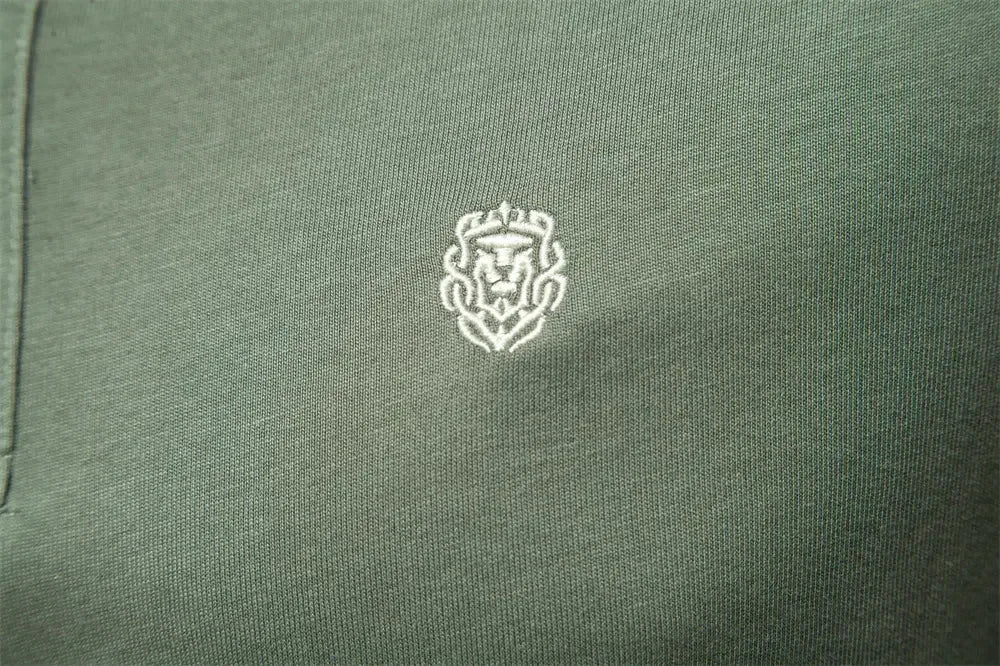 AIOPESON's 100% Cotton Embroidery Polo Shirts - ShopHub