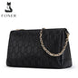 FOXER 2026 Spring Summer Women's Crossbody Bag Split Leather Fashion Chain Shoulder Bag Luxury Commuter Lady Cellphone Purse