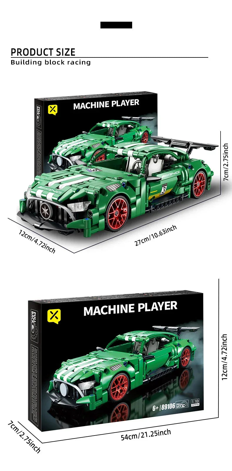 TOYLINX 456PCS Technical Super Racing Car Building Blocks - ShopHub
