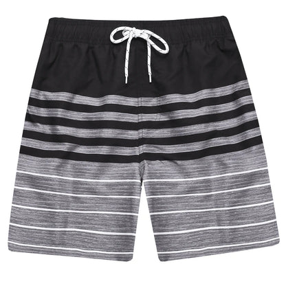 ShopHub NZ men's boardshorts in breathable polyester with quick-dry mesh liner, ideal for gym and beach activities.