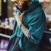 MADEN Gorpcore Half-zip Hooded Jacket Men Lightweight Relaxed Oversized Light Outdoor Utility Workwear Casual Spring Autumn