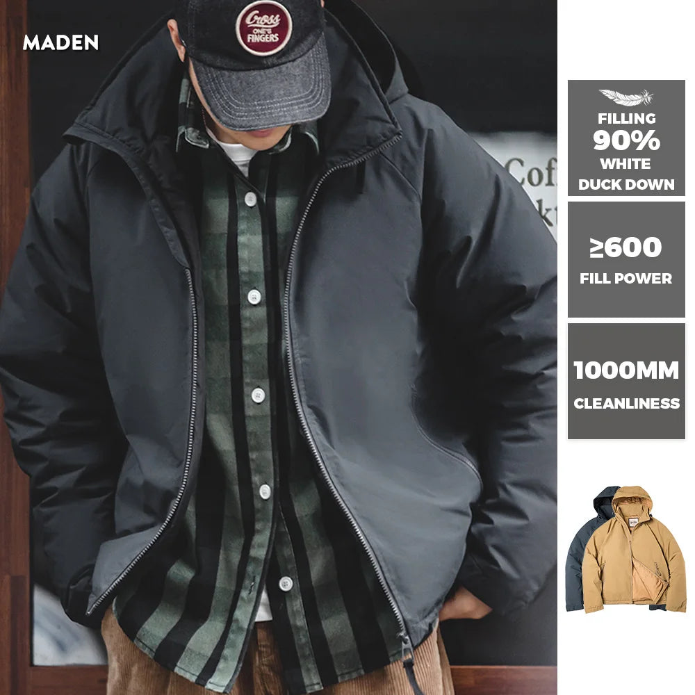 Maden Premium Winter Down Jacket for Men – Superior Warmth & Weather Protection