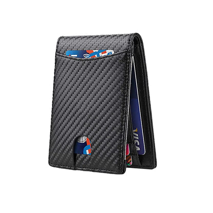 DIENQI Carbon Fiber RFID Slim Wallet