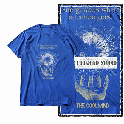 COOLMIND Cosmic Focus Graphic Cotton T-Shirt | Streetwear