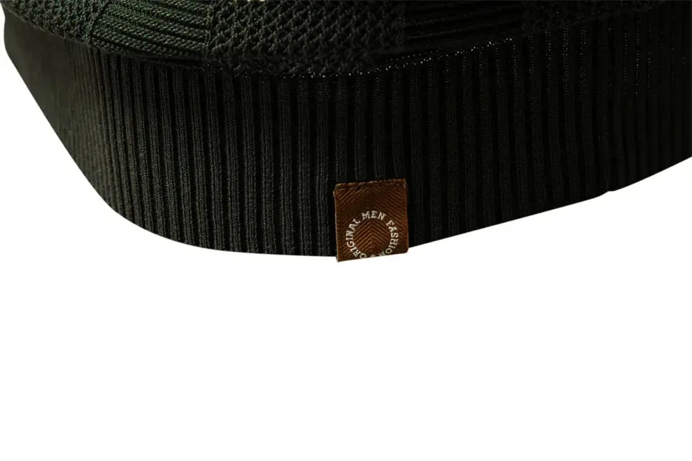 AIOPESON Men's Solid & Striped Mesh Polo Shirts - ShopHub