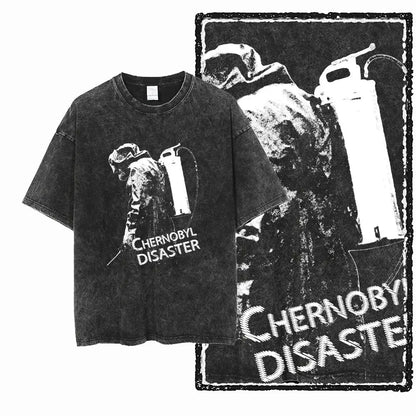 G22 Exclusive Vintage Streetwear Cotton Men's COOLMIND Graphic T-shirt | Acid Washed Big Size Cool O-neck Men's Tee Tshirt