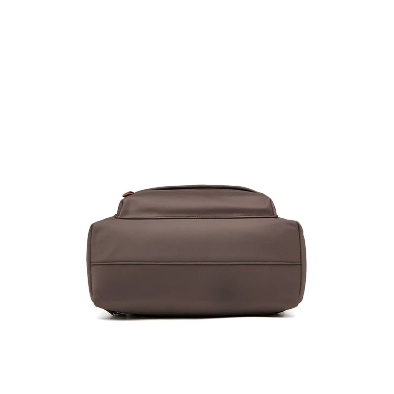 ZOOLER Oxford & Leather Patchwork Backpack